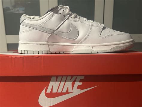 Nike Dunk niedrig Retro weiß reines Platin 